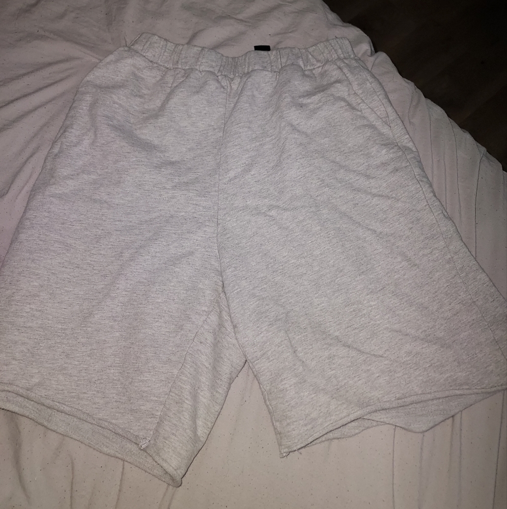 grey sweat shorts